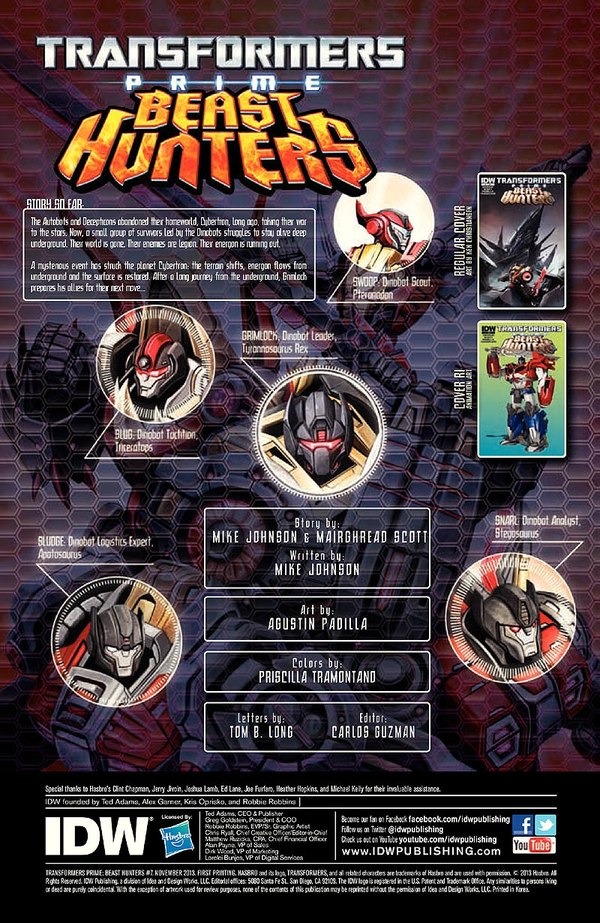 Transformers Prime Beast Hunters 7 Comic Book Preview   Dinobots Caught In The Maelstrom Image  (2 of 9)